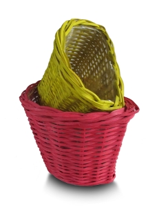 basket red maroon yellow white green